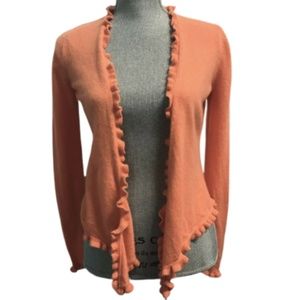 Garnet Hill XS Extra Small Cashmere Cardigan